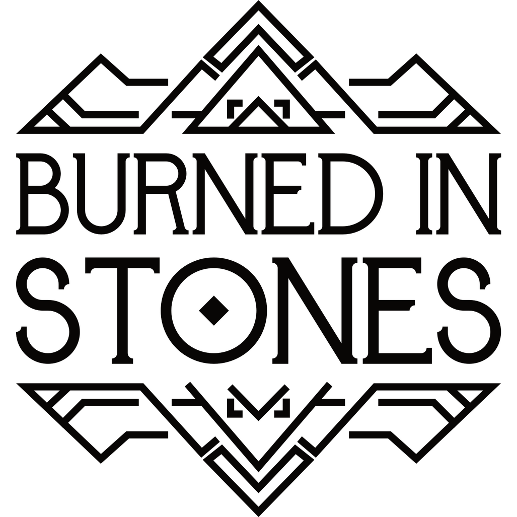 Burned in Stones (Black)